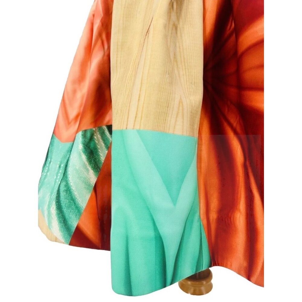 NWT AQ/AQ Multicolored Crisscross Strap Fit & Flare Mini Dress 4 | Avant-Garde - Picture 10 of 16